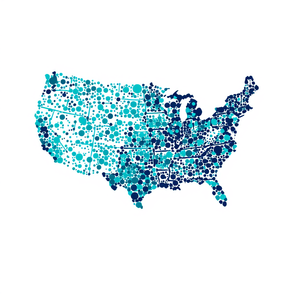 Pair Dental coverage map across the United States
